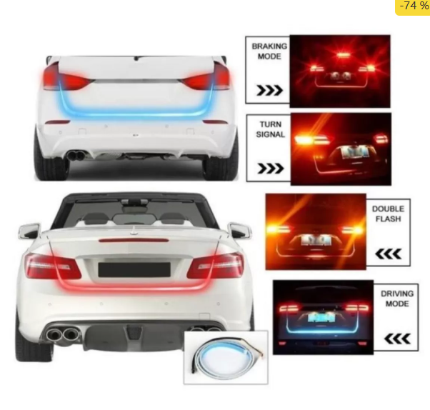 Carhatke Dicky Trunk Boot Strip Running Dicky Light For All Cars