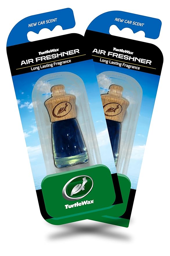 Turtle Wax Wood Hanging Car Air Freshner Pack of 2 (New Car)