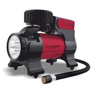 Bergmann Typhoon Digital Heavy-Duty Metal Tyre Inflator with Auto Cut-Off & LED Light (BCT-150D)